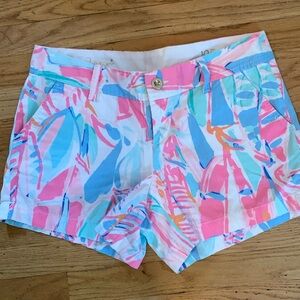 Lilly Pulitzer Multi-Color Shorts Sz 10